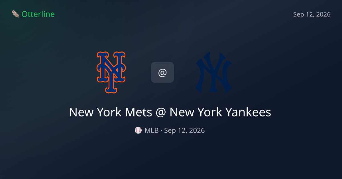 New York Mets vs New York Yankees Prediction: Consensus & Market Context — September 12, 2026