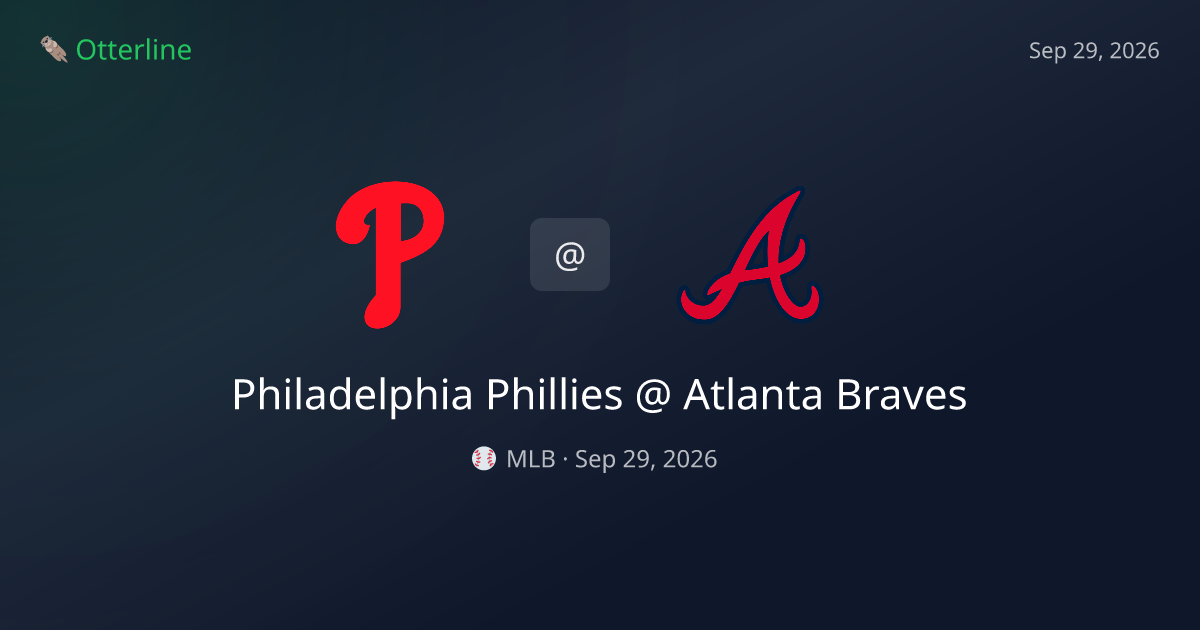 Philadelphia Phillies vs Atlanta Braves Prediction: Consensus & Market Context — September 29, 2026